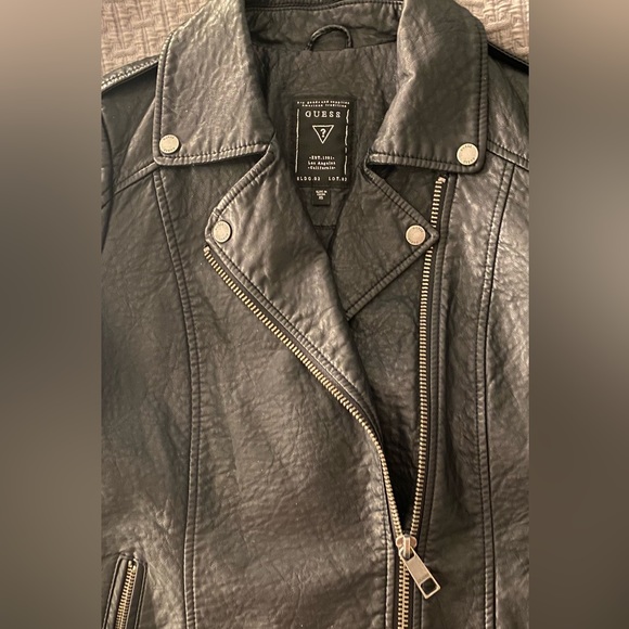 Guess faux leather moto jacket - Picture 2 of 4